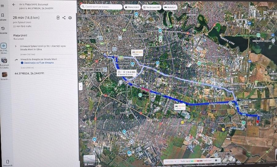 Vand 1000m² teren intravilan construibil la 15 km de Piata Unirii București  - 3