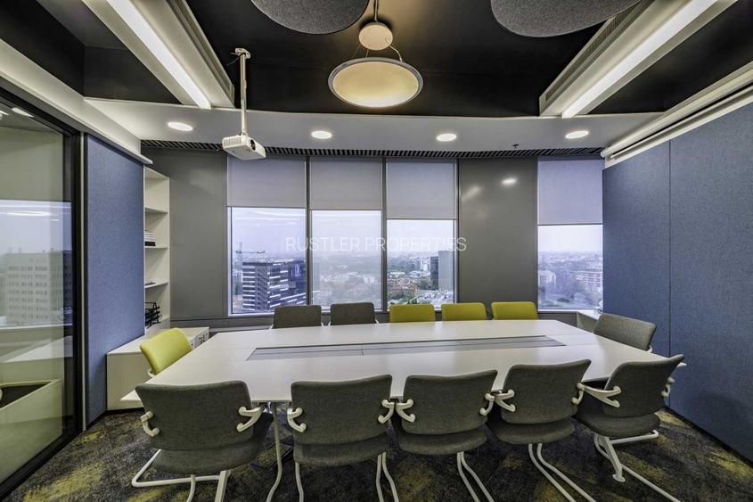 Sky Tower – Birouri clasa A+ Barbu Vacarescu – Floreasca, Metrou Aurel Vlaicu - 8