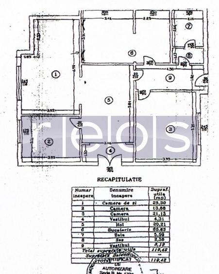 VANZARE- 5 CAMERE- DOROBANTI- CAPITALE - 44