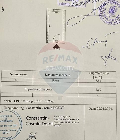 Boxa de vanzare 7,52mp - 3