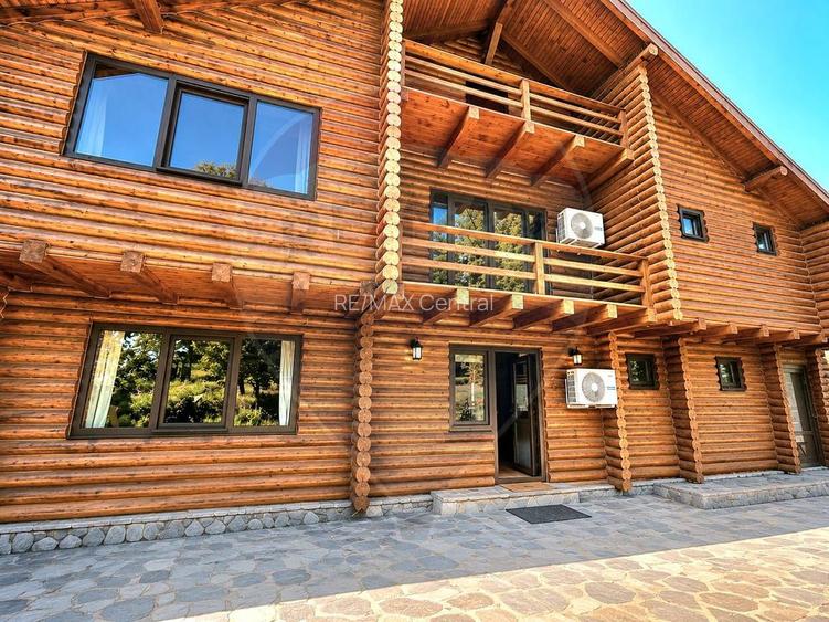 Casă din buștean rotund | 3.735 mp teren | La 30 km de Brașov - 34