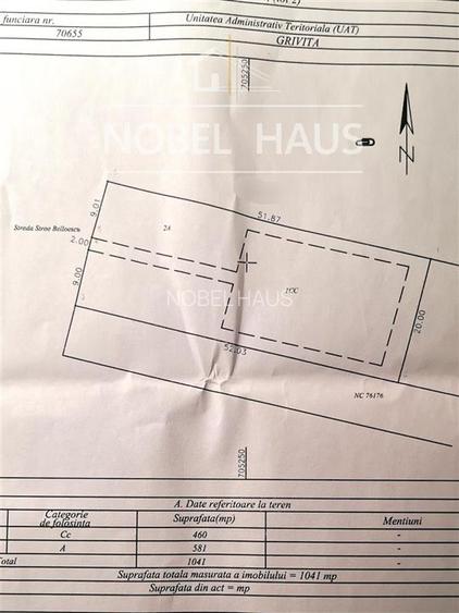 Teren intravilan 1041 mp, Grivita, pentru constructii - 5