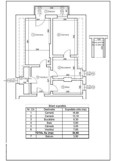 Schei, zona SRI, apartament doua camere 55mp, priveliste superba, 109000 euro - 5