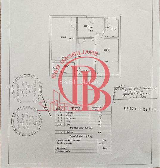 Apartament 2 camere 12 min Metrou Teclu Parcare Inclusa - 1