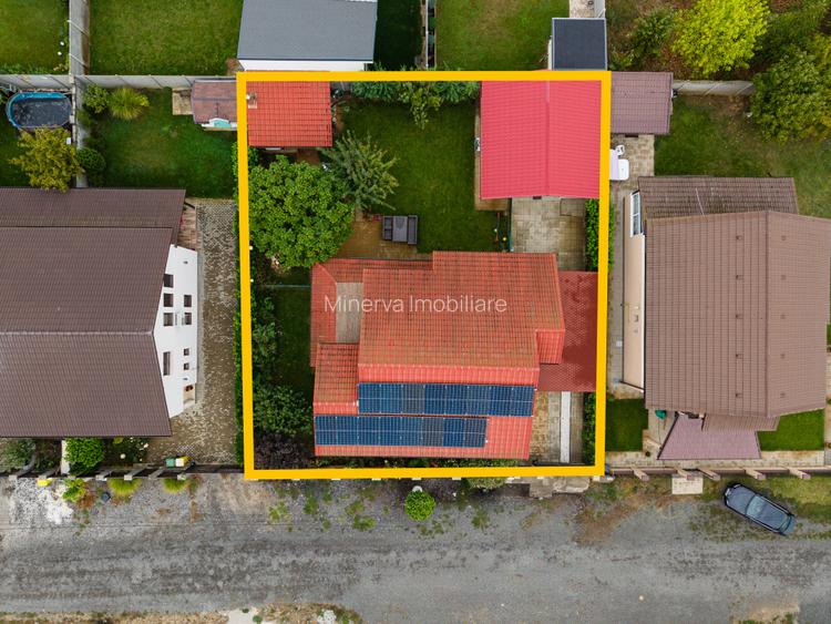 Casă mare 5 camere+casă mică, panouri, curte amenajată – Giroc, Comision 0 - 50