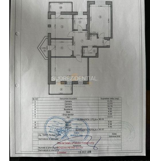 Apartament 3 camere, complet echipat, Apollo Residence, acces metrou - 17