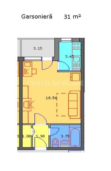 De vanzare Garsoniera Drumul Taberei - 4