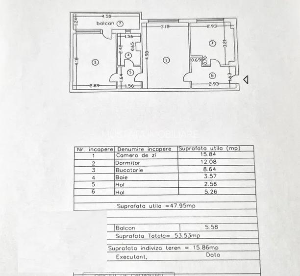 Etaj 1 - Apartament 2 camere, confort 1 Hipodrom, suprafata 53mp. - 5