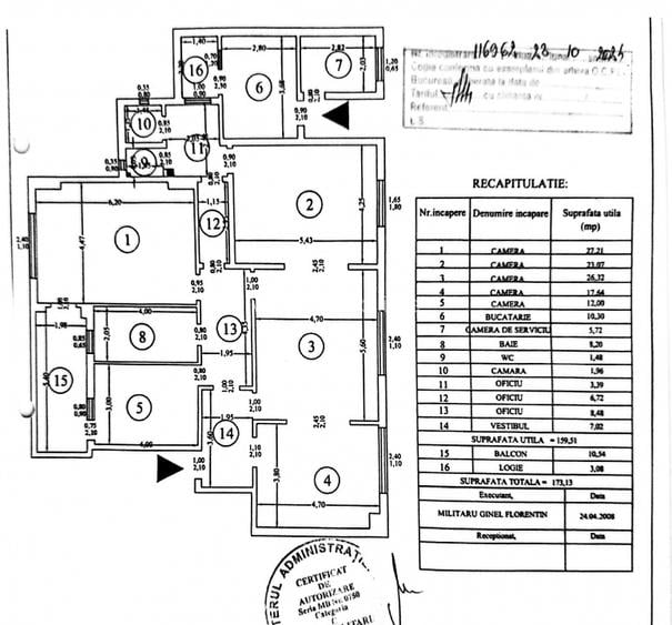 Reședință 173mp*Etaj 2/2 in vilă interbelică*5 camere-3 bai*Credit ipotecar - 1