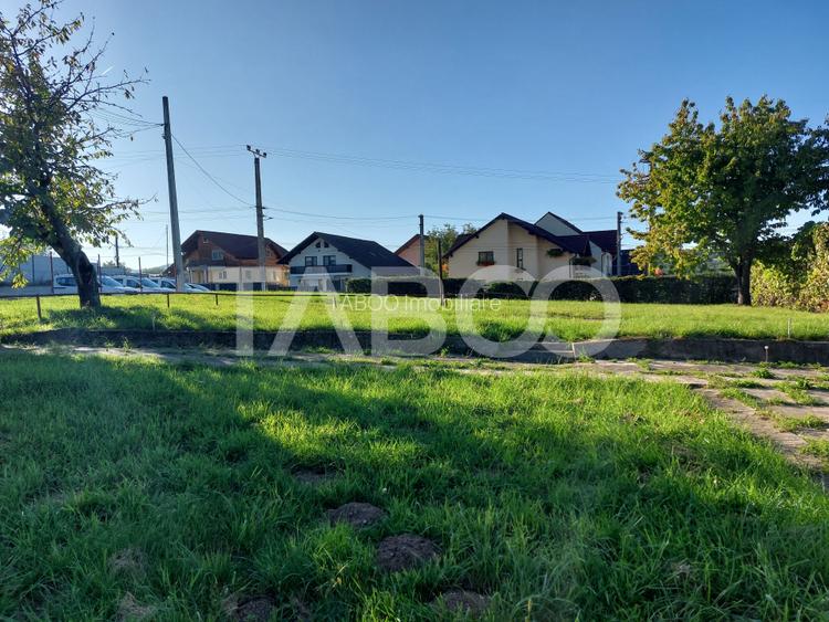 Teren intravilan 1298  mp PUZ toate utilitatile zona buna Cisnadie - 3
