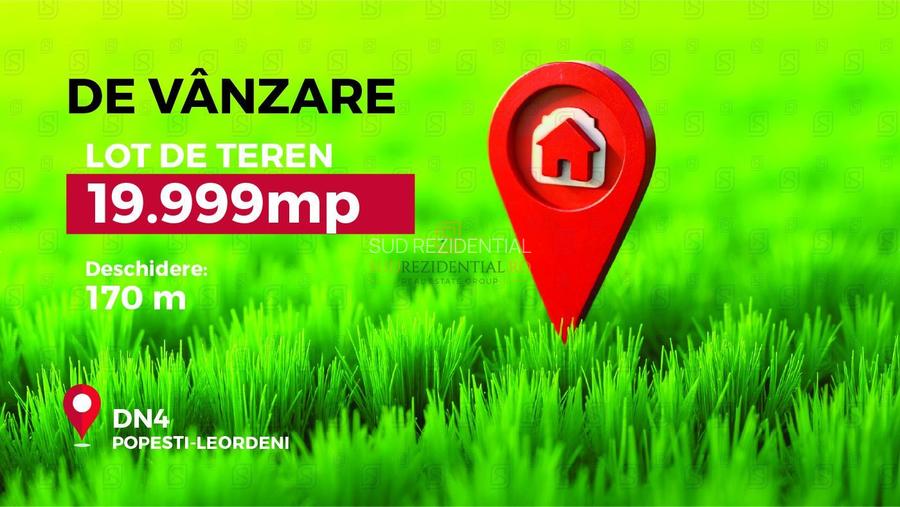Teren intravilan 19.999 mp, Oras Popesti-Leordeni, Cartierul Agropol - 2