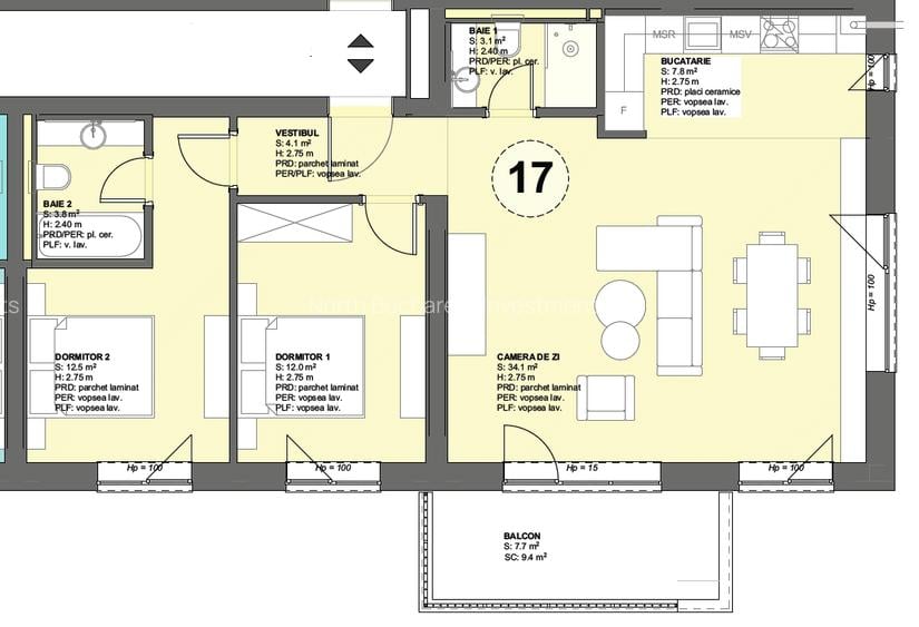 3 CAMERE - COMPLEX PREMIUM - PIPERA - LIFESTYLE MODERN - 1