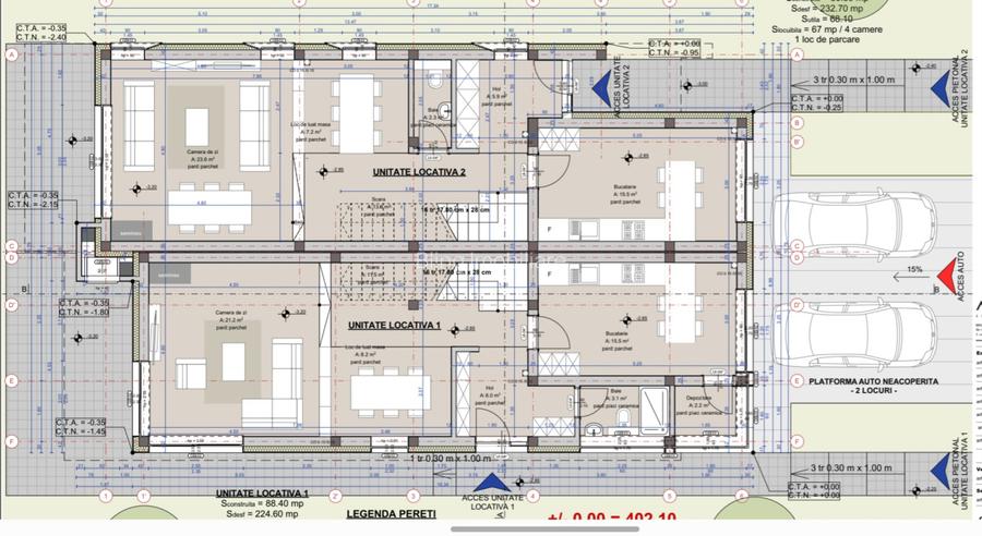 Duplex, 5 camere, 170mp utili, 47mp terasa, Voronet - 6