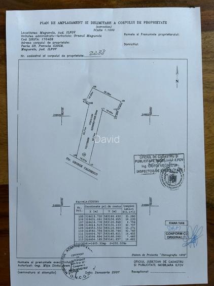 Teren Magurele (poeti) - Str George Calinescu (intre case) 1605 mp - 8