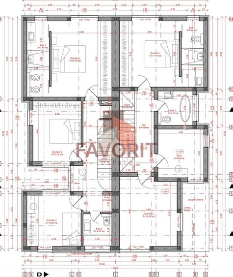 Comision 0%. Pozitie excelenta. Zid despartitor dublu - 2