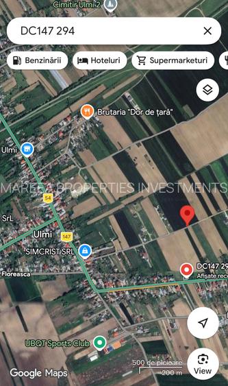 Teren intravilan case 10.000 mp, Str Sportului, Ulmi - 6