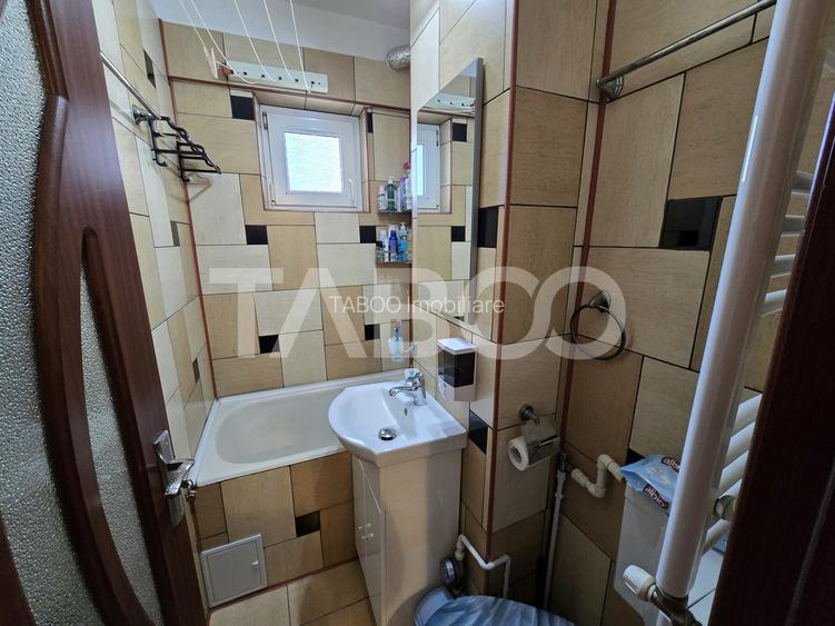 Apartament cu 2 camere mobilat utilat pivnita 4 mp Vasile Aaron Sibiu - 8