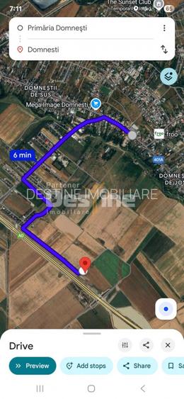 TEREN  EXTRAVILAN 7.802 mp –DOMNESTI, ILFOV - 2