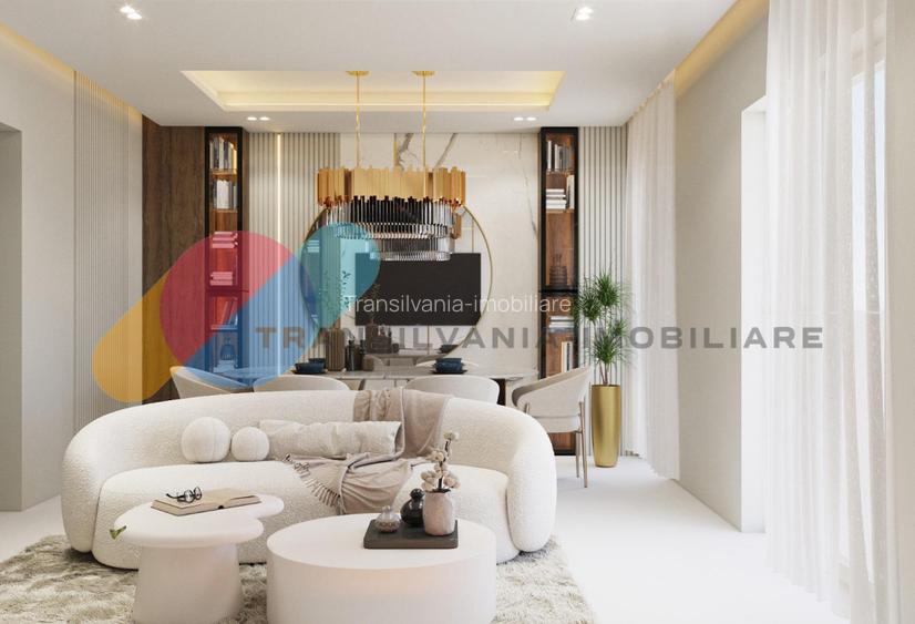 Duplex finisat  modern în Chinteni – 120 mp, teren  360 mp - 2