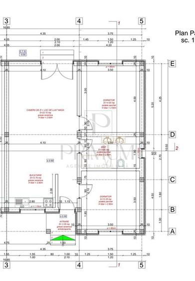 Duplex mansardabil - personalizare interioara - canalizare - drum pavat - 2