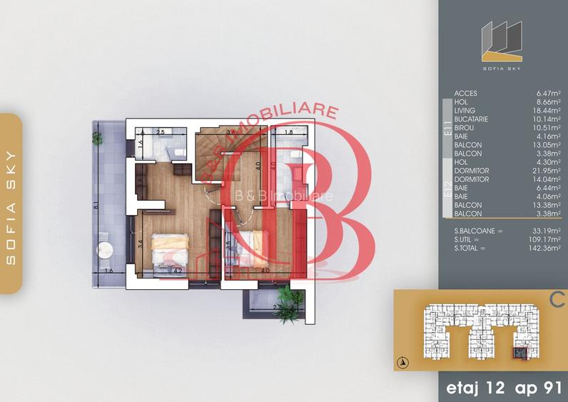 Duplex 3 camere cu 3 bai | Bloc Finalizat langa Metrou Teclu - 2