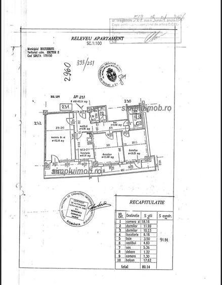 3 Camere Decomandat  Obor 80mp - 7
