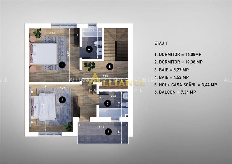 Casa Tip Duplex P+1, Strada Astrelor - 11