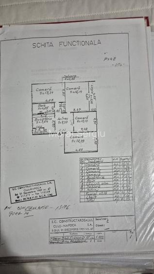 Vand apartament 4 camere zona mag. Nora, Manastur - 11