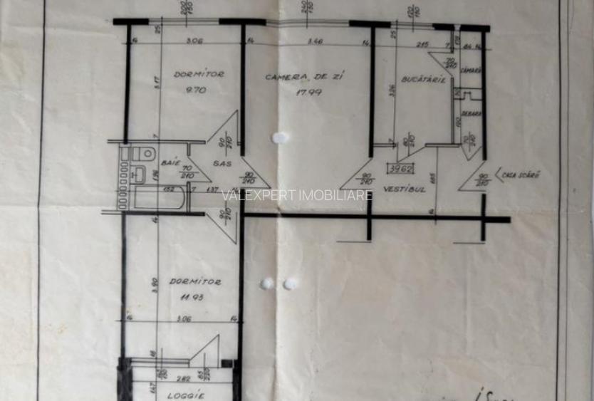 Metrou 1 Decembrie 1918, 3 cam, et. 2/4, loc de parcare, bloc reabilitat - 8