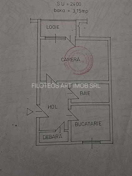 Vanzare Garsoniera decomandata Bloc Mixt Crangasi - 1