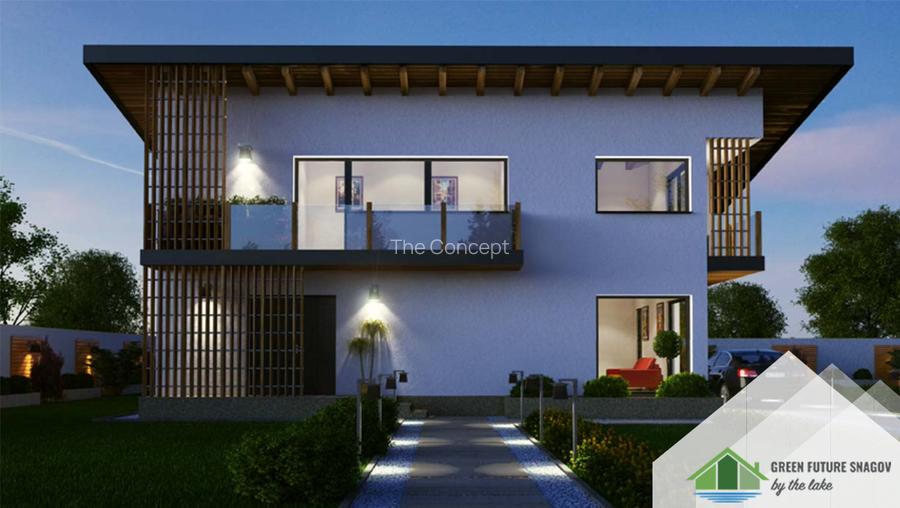 Complex Rezidential pe malul Lacului Snagov - Casa P+1 cu View la Lacul Snagov - 2