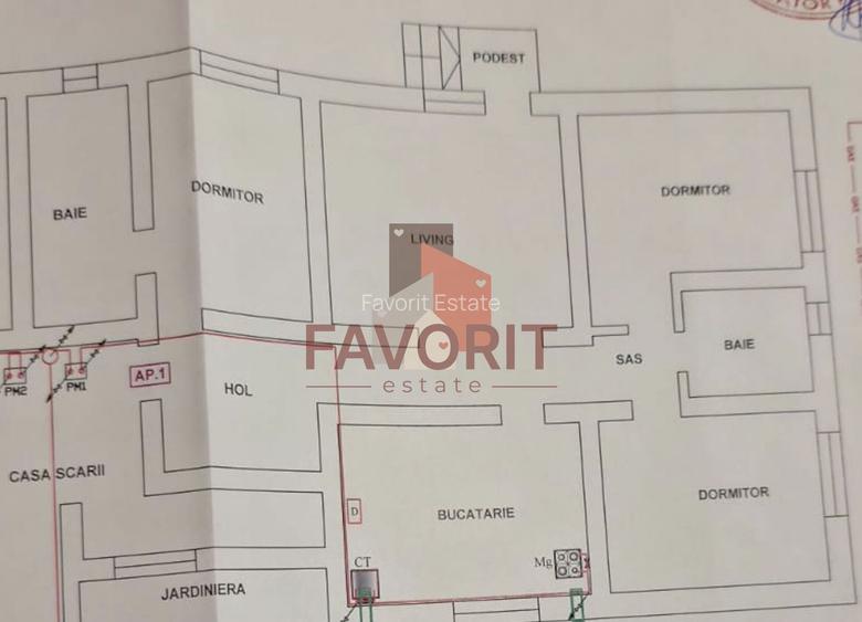Cu gradina proprie in CF. Mobilat si utilat . Loc de parcare - 1