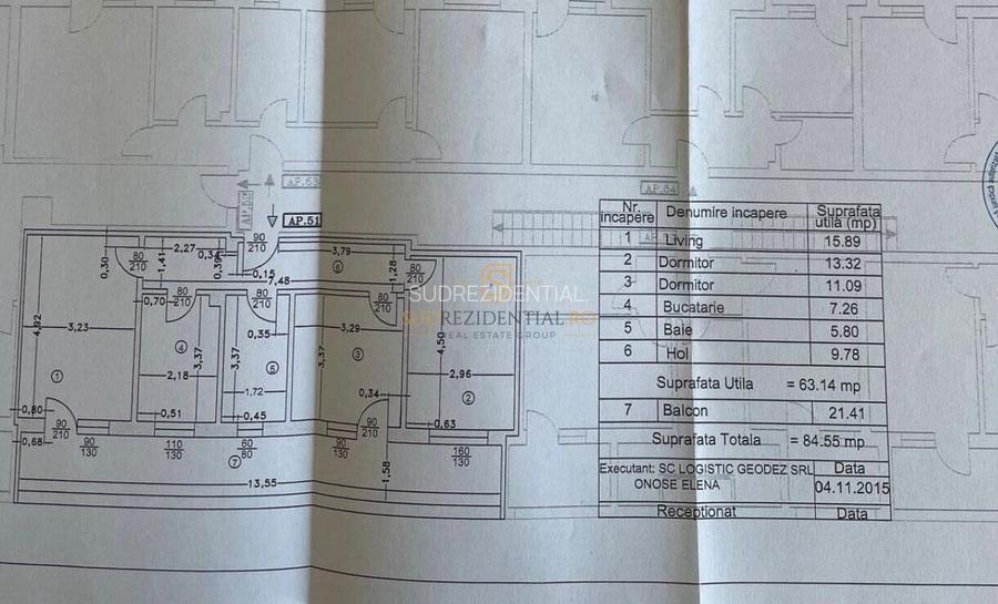 Apartament 3 camere de vanzare, decomandat, Aparatorii Patriei, Sect 4 - 16