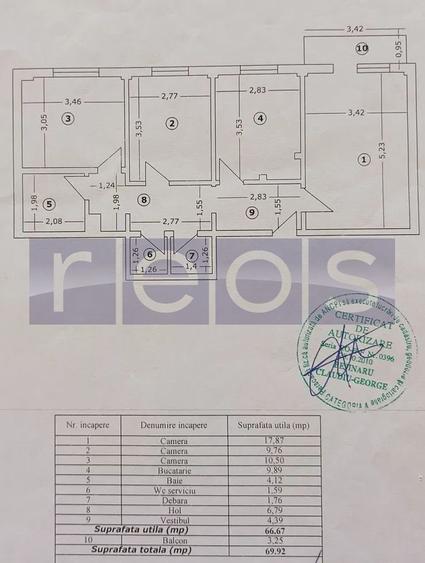 DE VANZARE AP 3 CAMERE 2 BAI  VALEA IALOMITEI | DECOMANDAT | METROU - 13