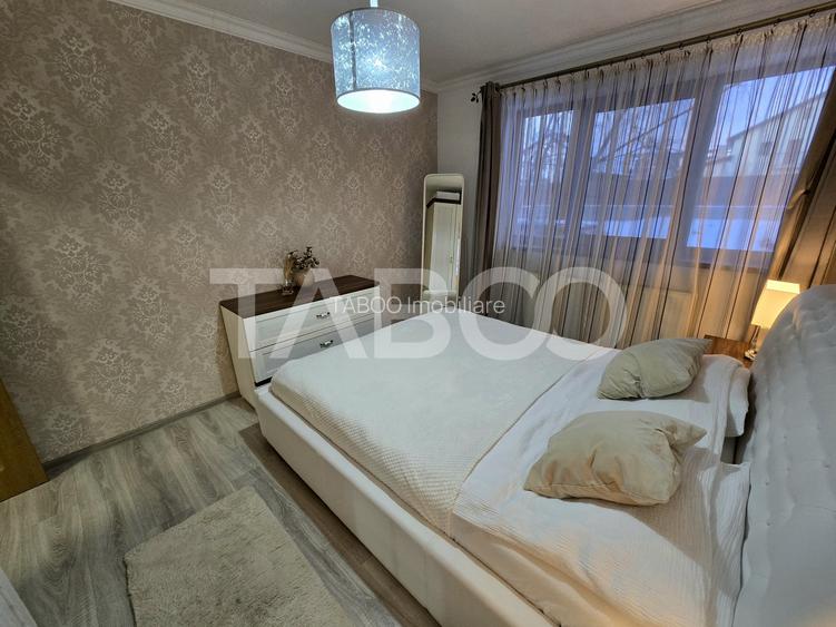 Apartament 3 camere de vanzare decomandat mobilat utilat Tilisca Sibiu - 15