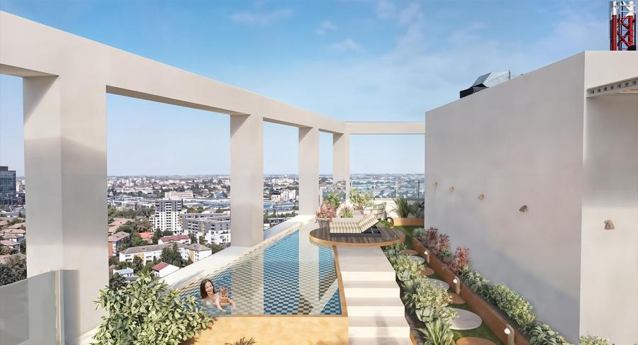 ISHO Etajul 20, cel mai spectaculos Penthouse al Timisoarei cu terasa de 270 mp