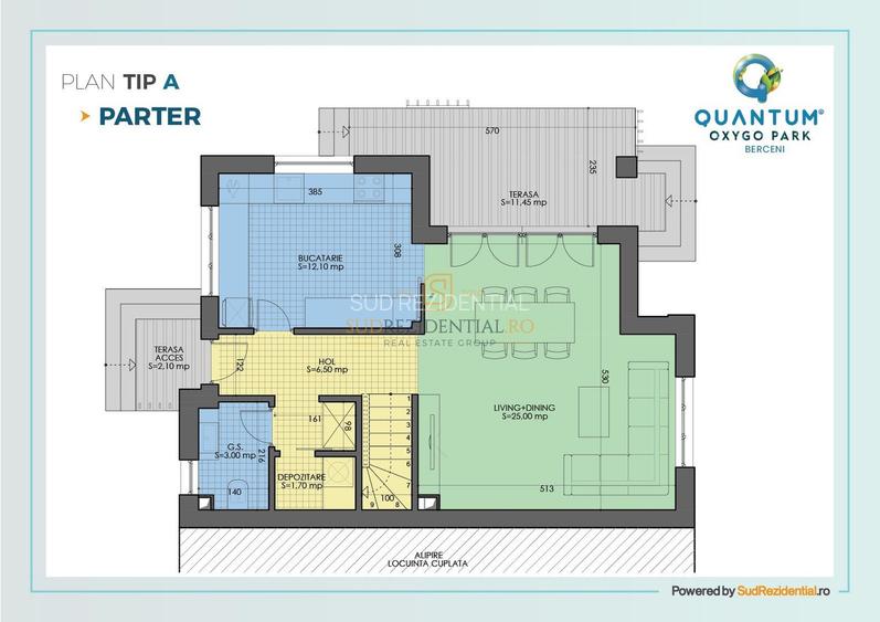 Vila tip duplex eficienta energetic cu 4 camere, Comuna Vidra, Ilfov - 7