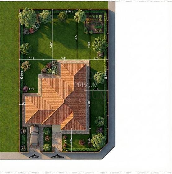 Casa individuala - carport - 2 fronturi stradale - 5 camere - 5