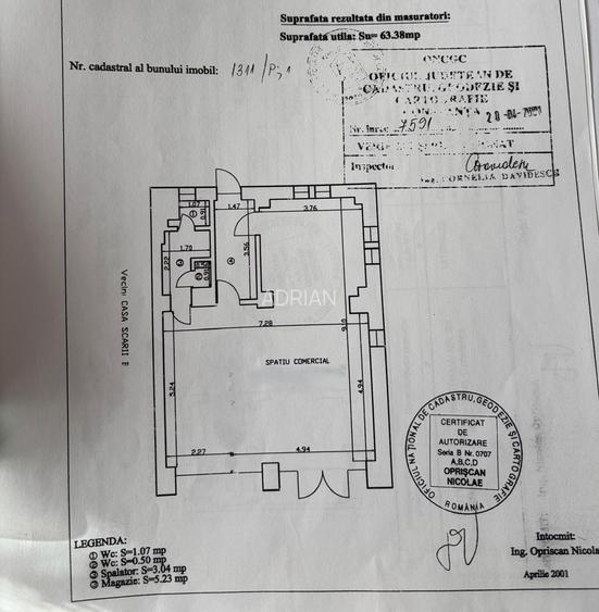 Spatiu Comercial 64 mp utili zona Hotel Sport - Mircea cel Batran - 1000 euro - 3