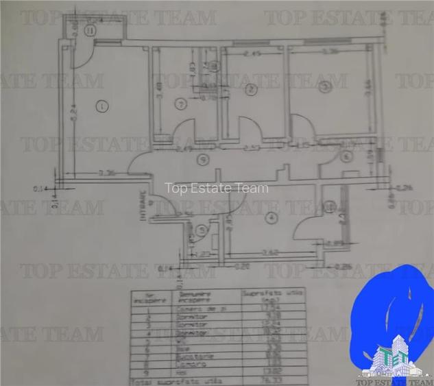 Apartament 4 cam. - Viziru - Braila - vanzare - 10