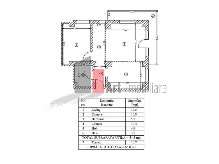Apartament Premium 3 Camere 65 m2 Militari Residence Utilat Smart Home - 8