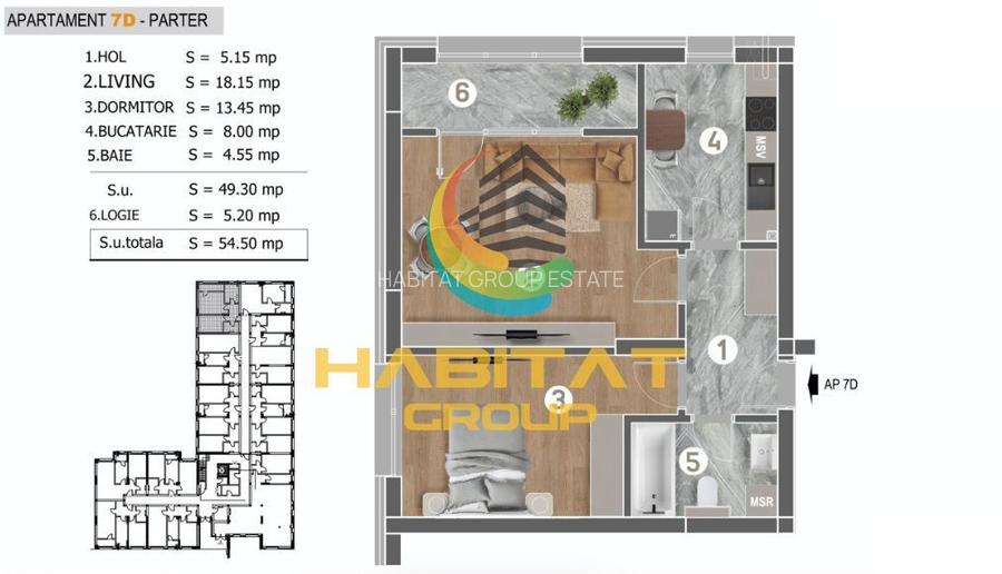 Apartament 2 Camere Finisaje Premium Zona Grand Arena 55 Mp - 2