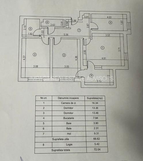 APARTAMENT 3 CAMERE | MOBILAT/UTILAT | OPORTUNITATE - 1