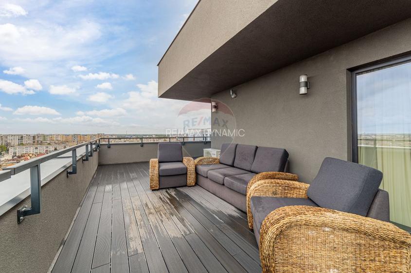Apartament tip PENTHOUSE, 3 camere de vânzare, posibil RATE, Adora UTA - 23