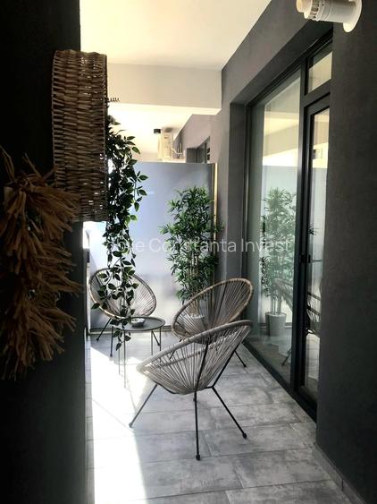 Mamaia  Apartament 2 camere vedere la mare mobilat utilat parcare privata  et.1 - 5