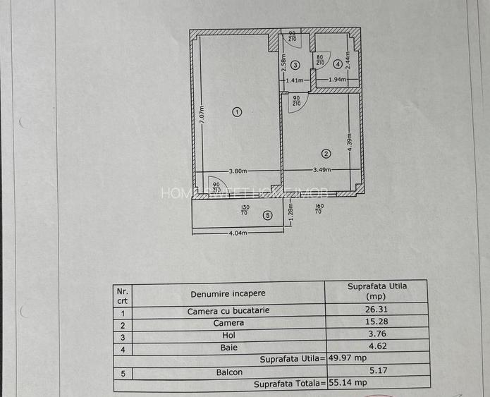 Apartament 2 camere | 55 mp | Mobilat si utilat |Rezervelor Tratoria Roz Cafe - 5