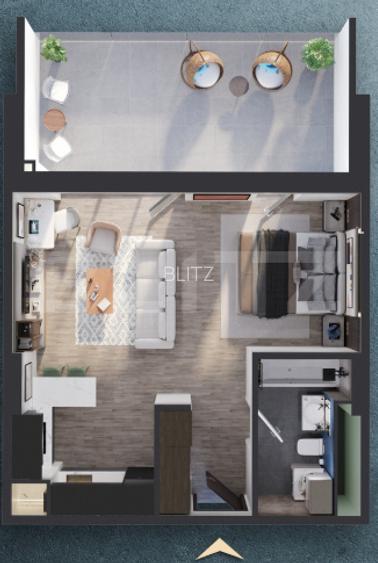 Ap. tip studio[40mp] Ansamblu rezidential standard NZEB_zona RIVUS - 2