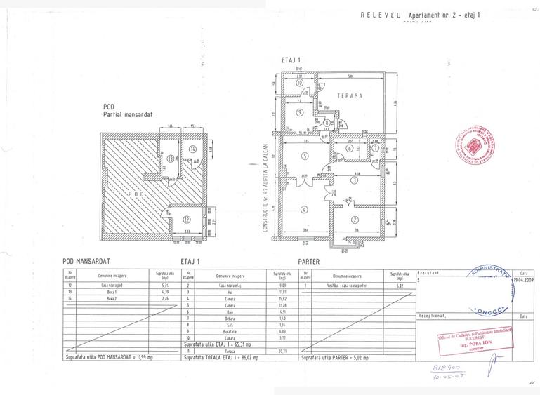 Vatra Luminoasa - 2 camere in vila, etaj 1/1 - terasa 20 mp, intabulare, 229000€ - 18