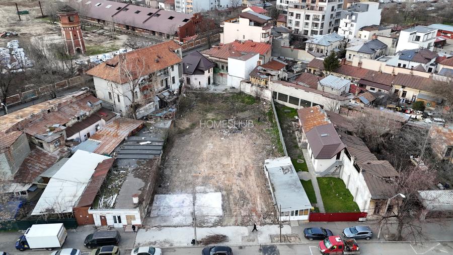 Teren 1387 mp cu front 27 ml, liber de construcții, zona Uranus - Piața de Flori - 2