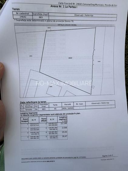 Teren intravilan 683 mp deschidere la strada asfaltata ! - 12